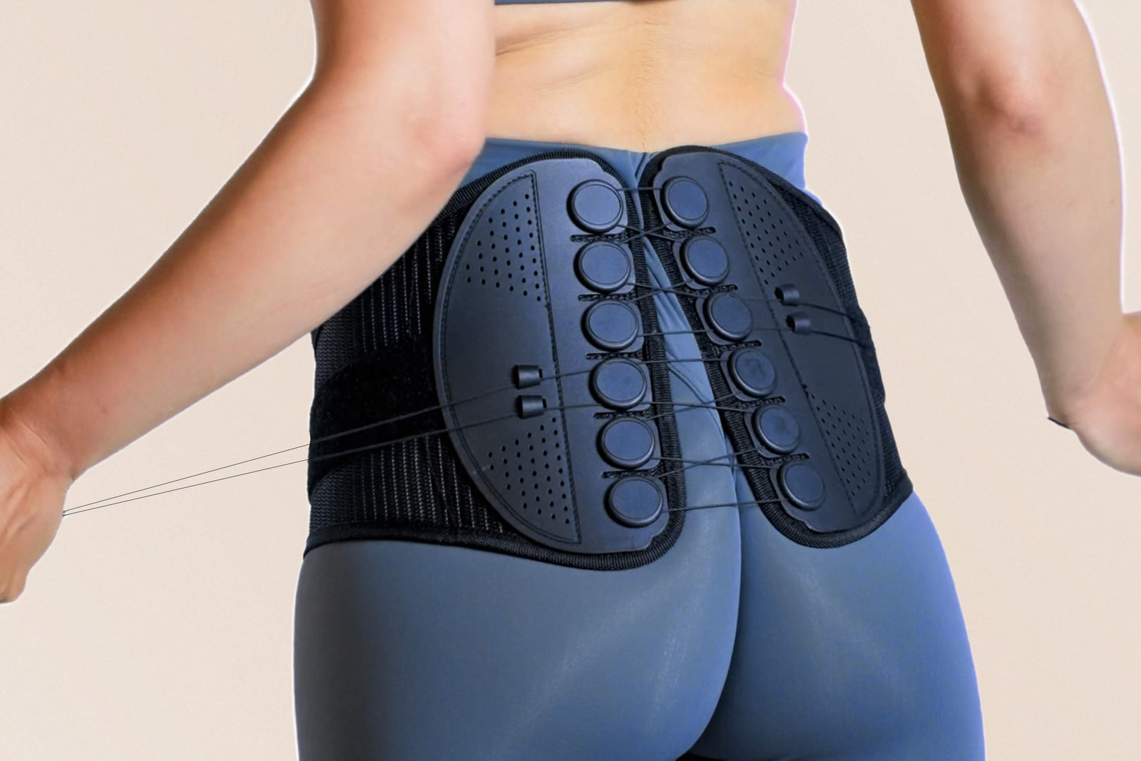 Guardner Belt pulley system worn on the lower back